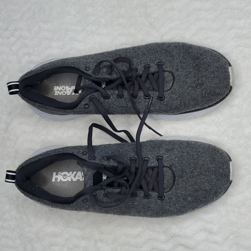 Hoka One One Hupana Wool Sneakers, Size 9.5 - image 2